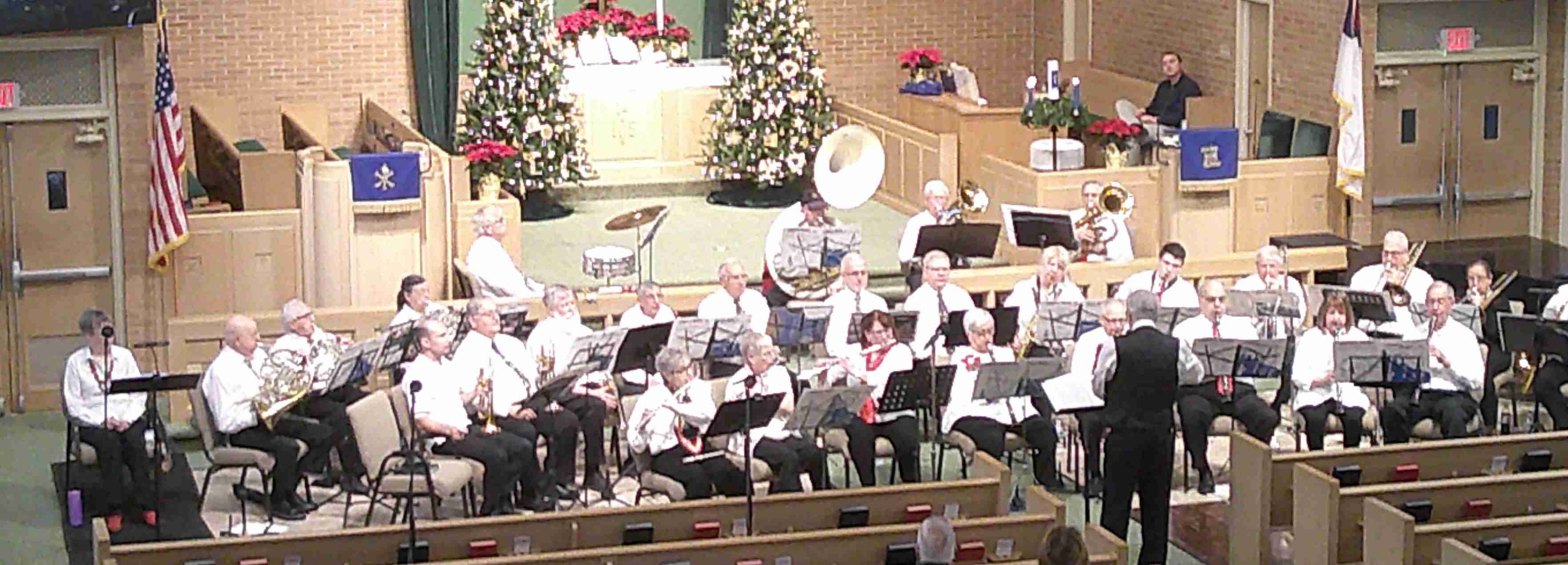Masonic Homes band at Christmas 2023, 