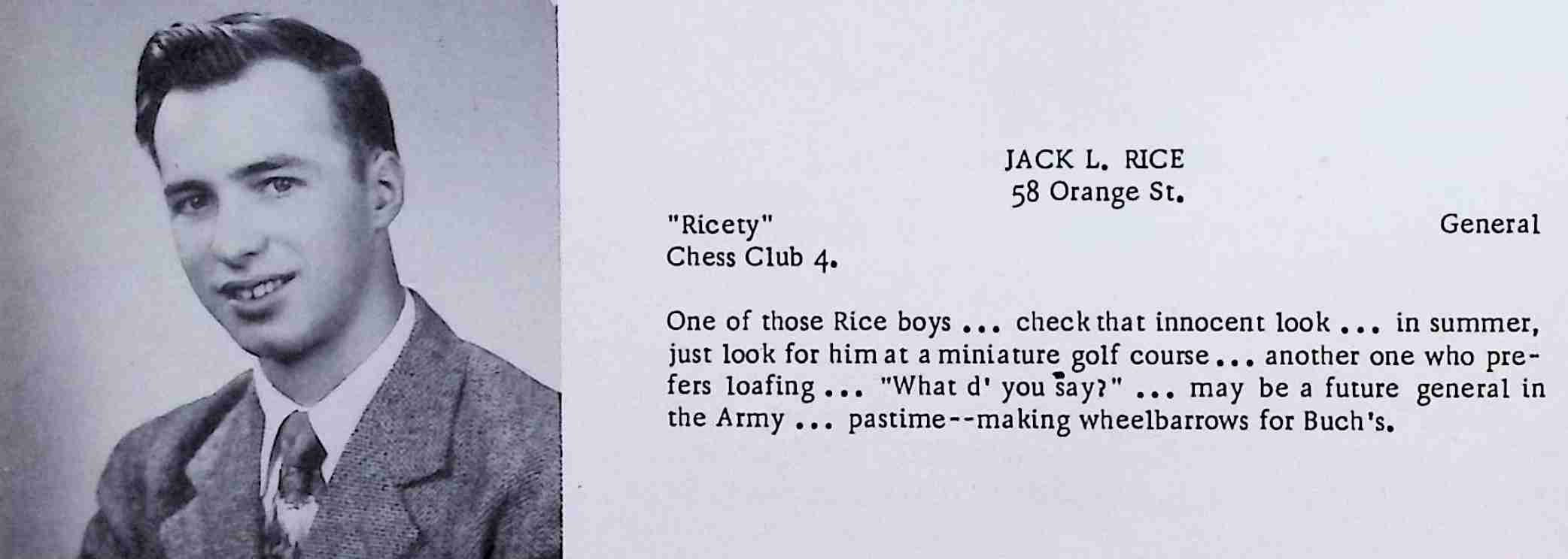 EAHS 1955: Jack Rice