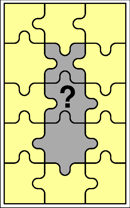 Puzzle missing pieces