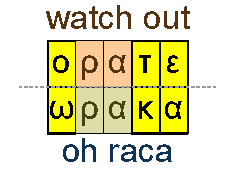 Watch out and oh raca
