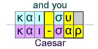 And you and Caesar