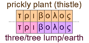 Thistle and threenree lump