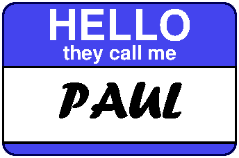 Hello, my name is Paul