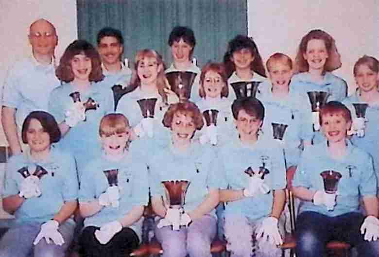 Bell choir in 1992
