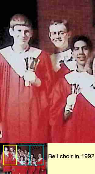 Bell choir in 1992 : 1/3