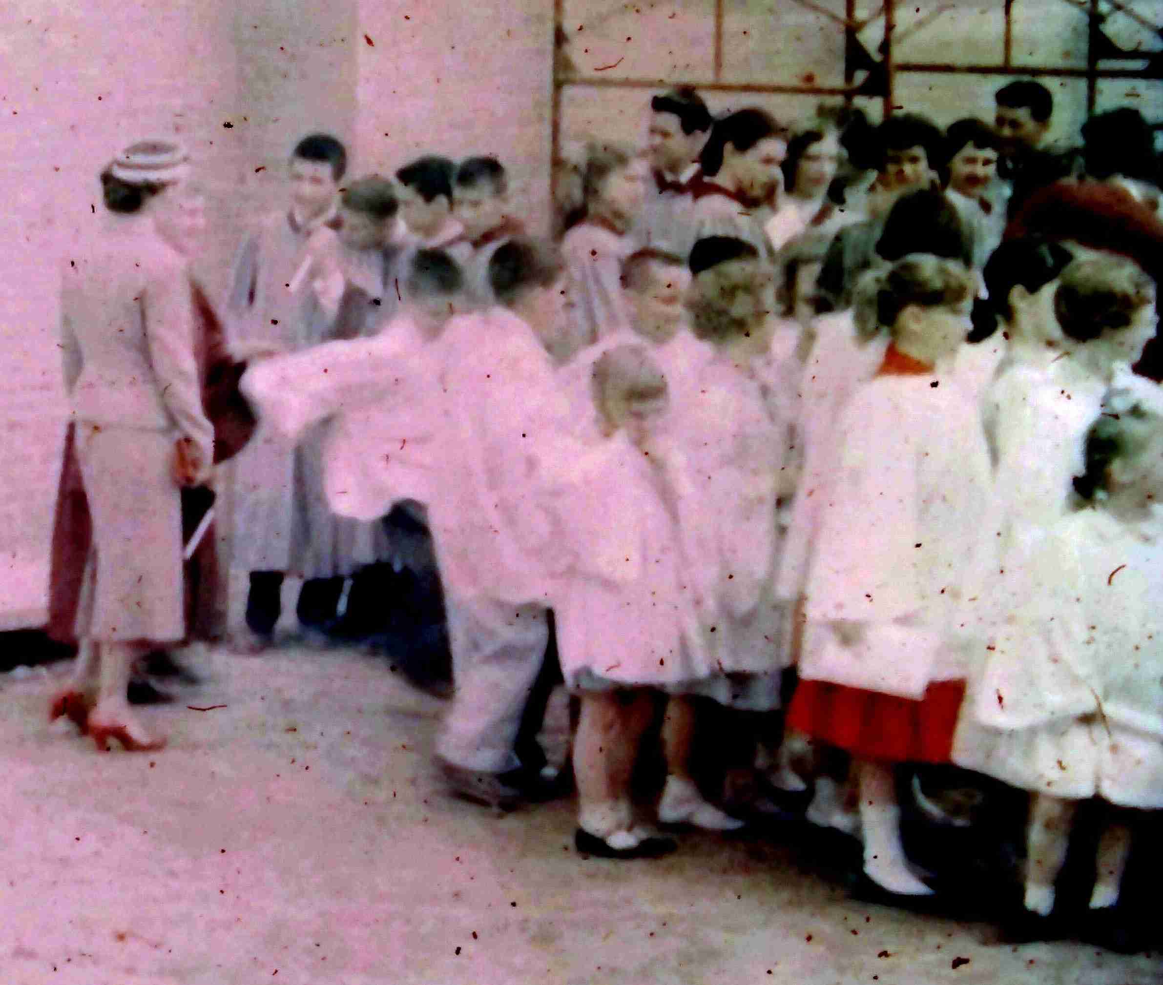 Cornerstone ceremony in 1957