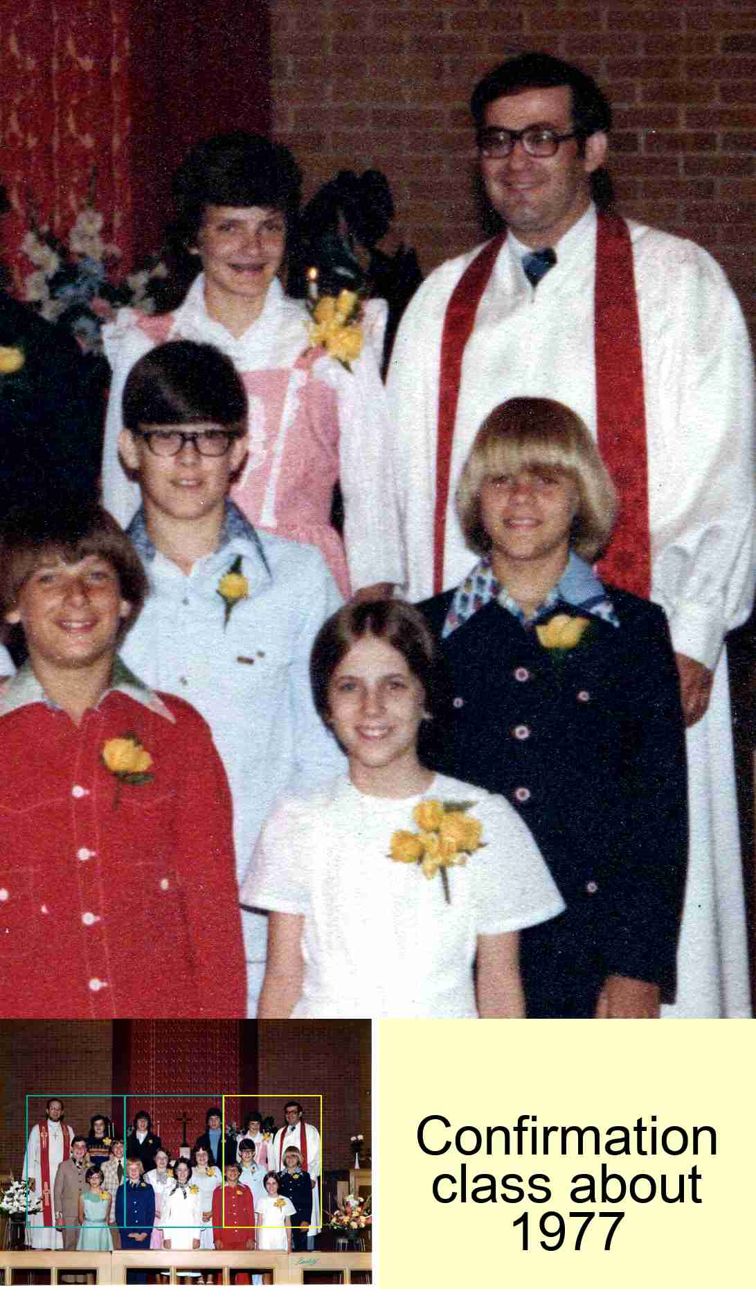 Confirmation class about 1977 : 3/3