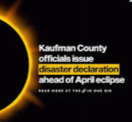 Kaufman County disaster declaration