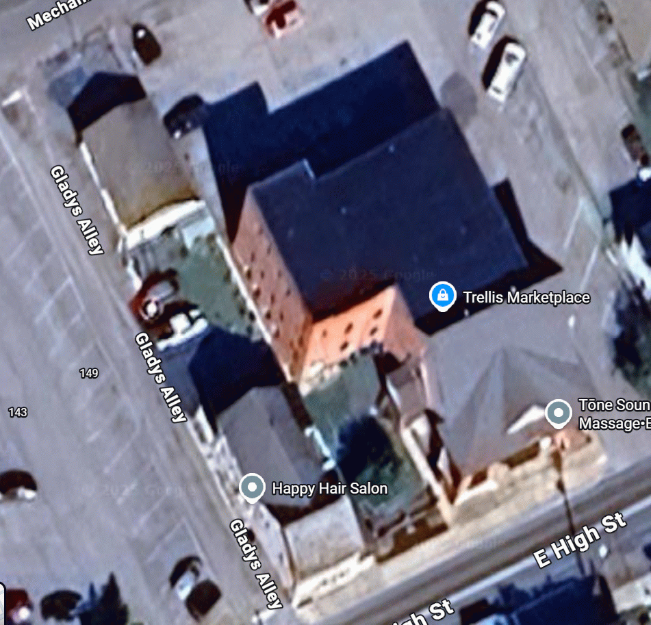 Old EUB building on Google Maps