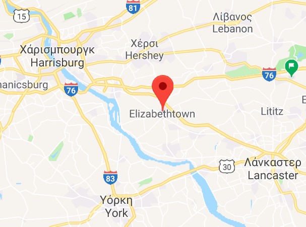 Map: Harrisburg York Lancaster Lebanon