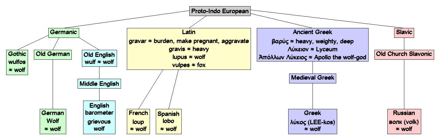 Linguistic diagram of 