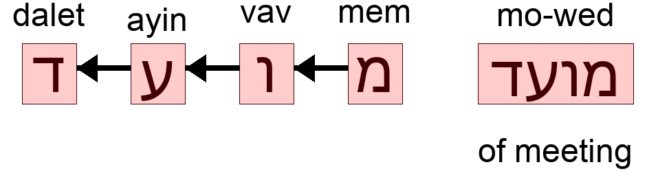 מועד - of meeting