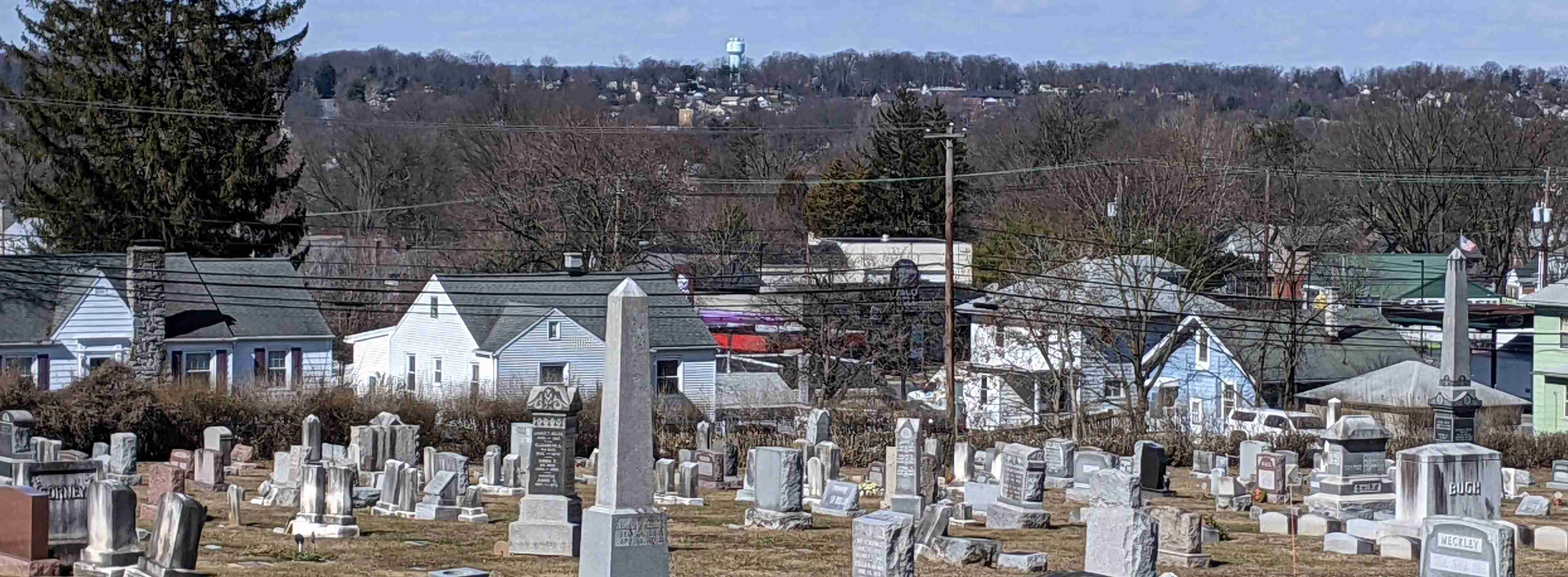 View ino Elizabethtown from Mount Tunnel Cemetary