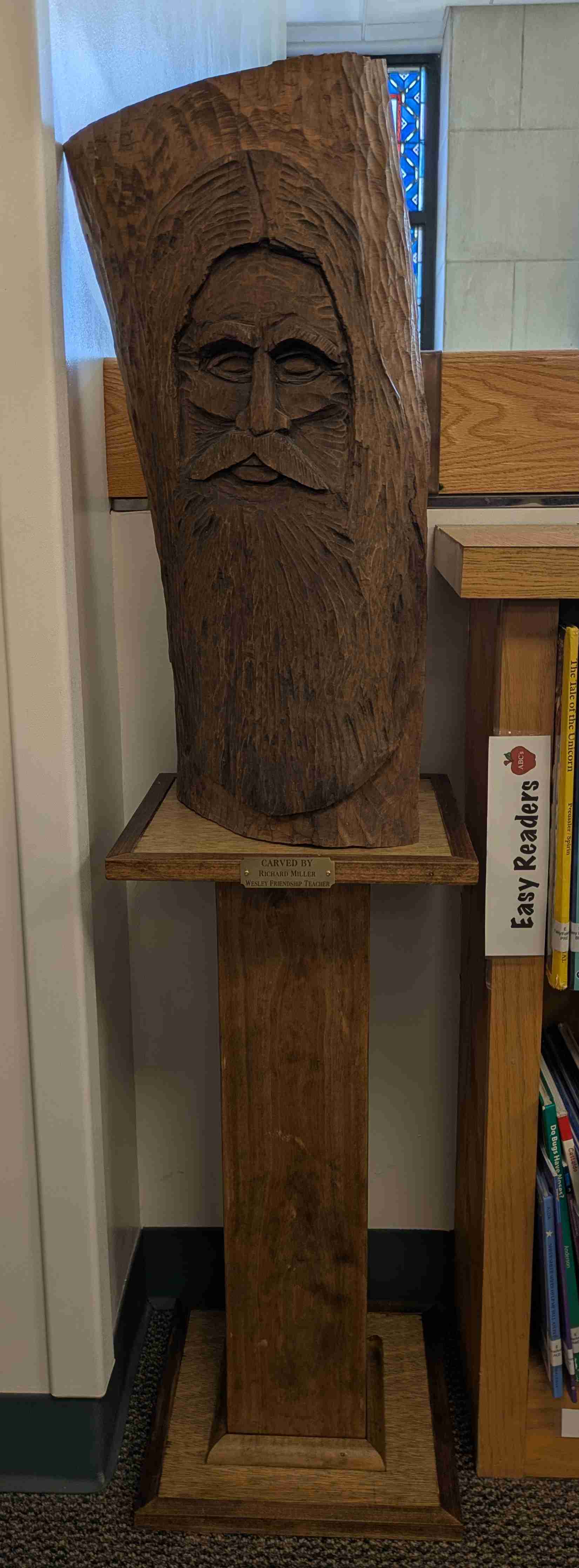 Mr. Miller carving