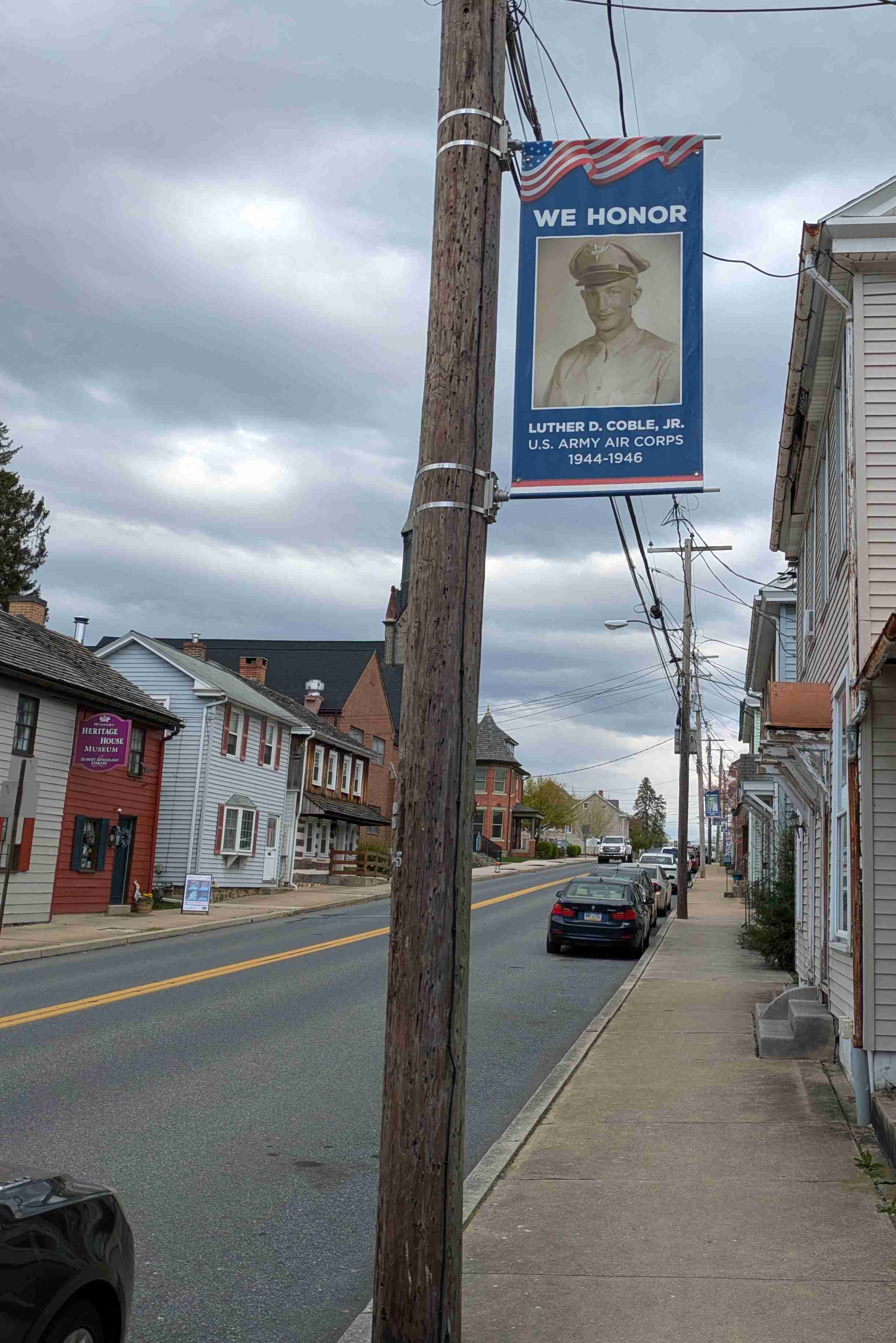 Banner: Luther D. Coble, Jr.