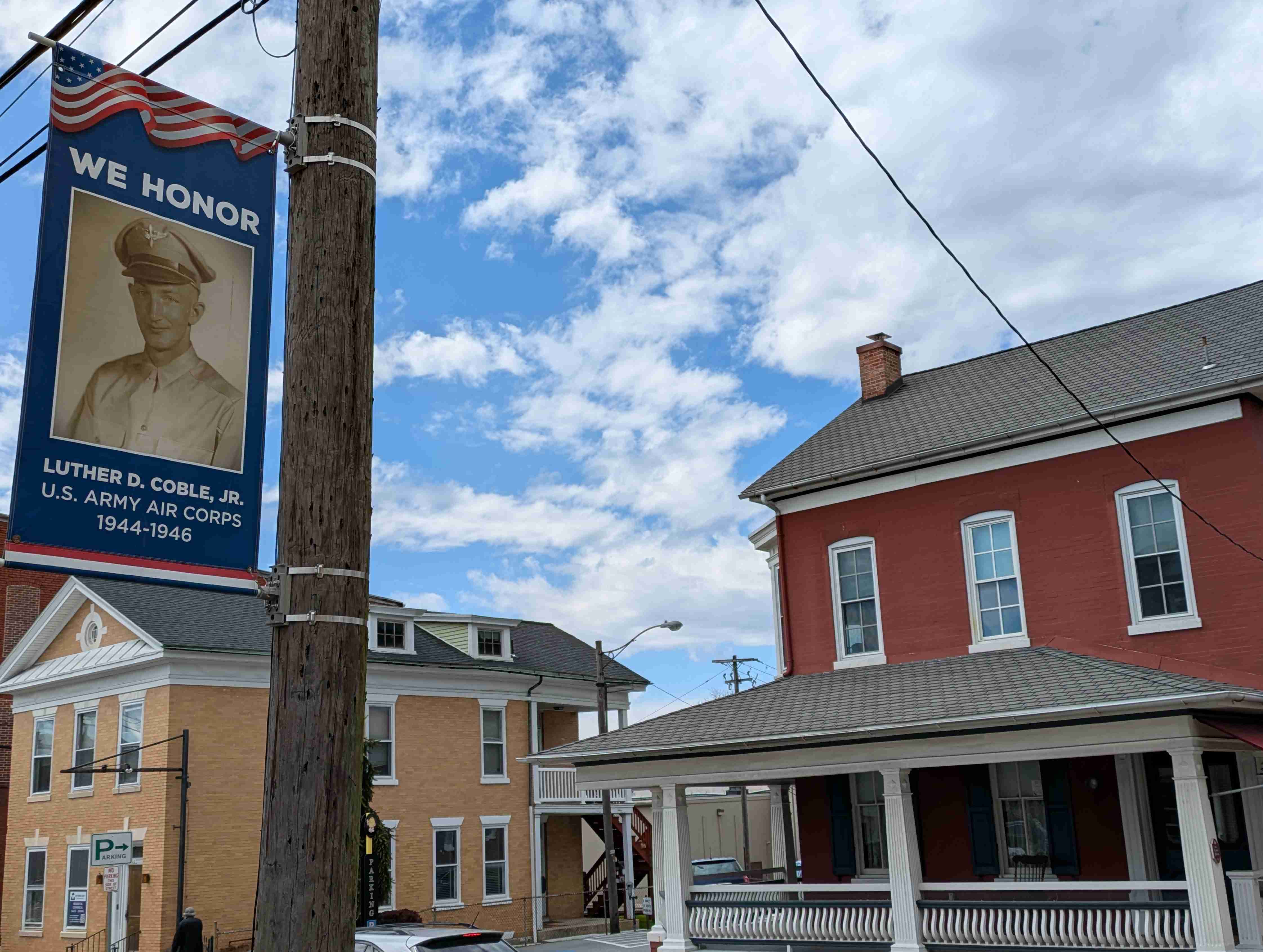 Banner: Luther D. Coble, Jr.