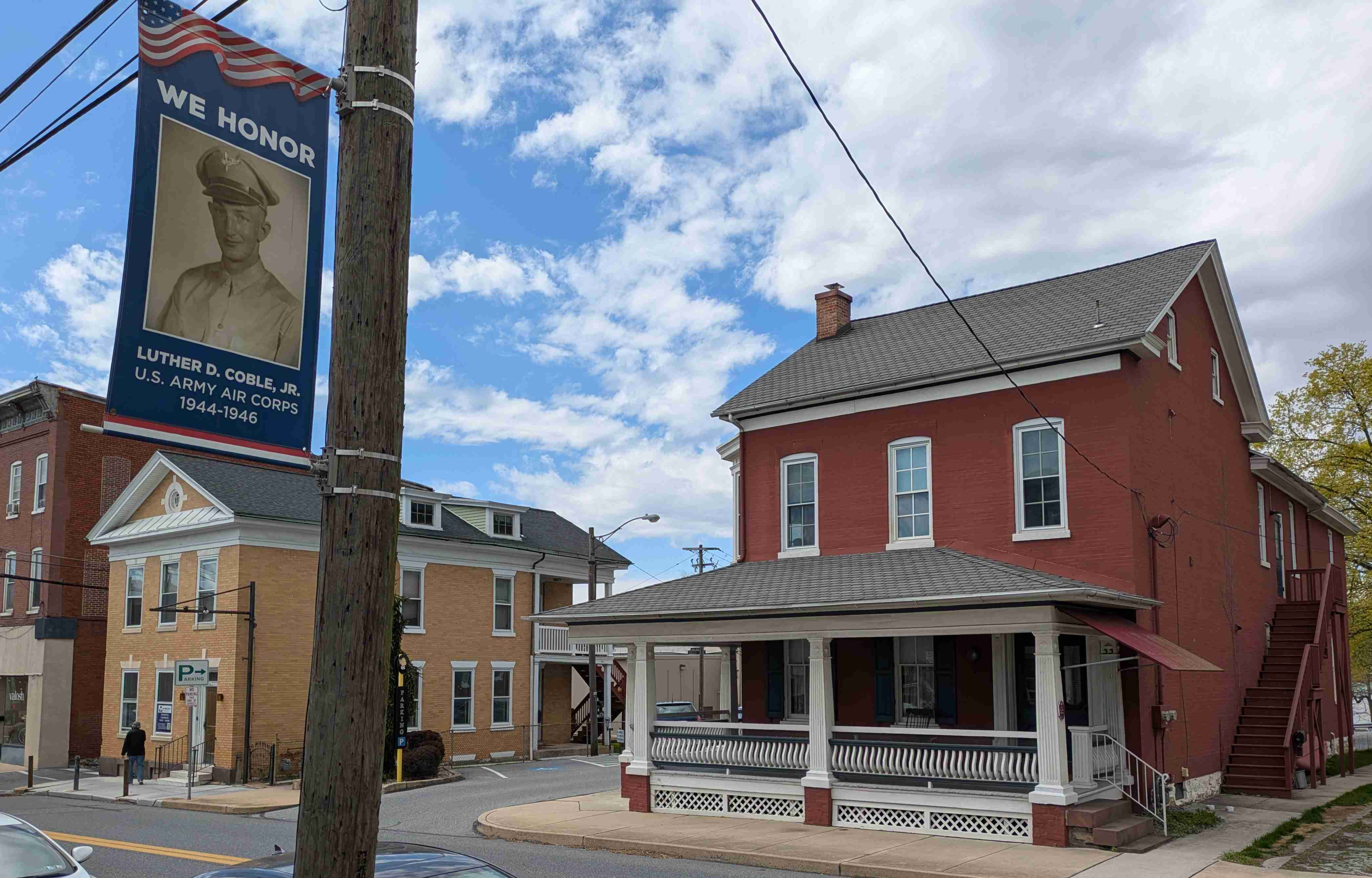 Banner: Luther D. Coble, Jr.
