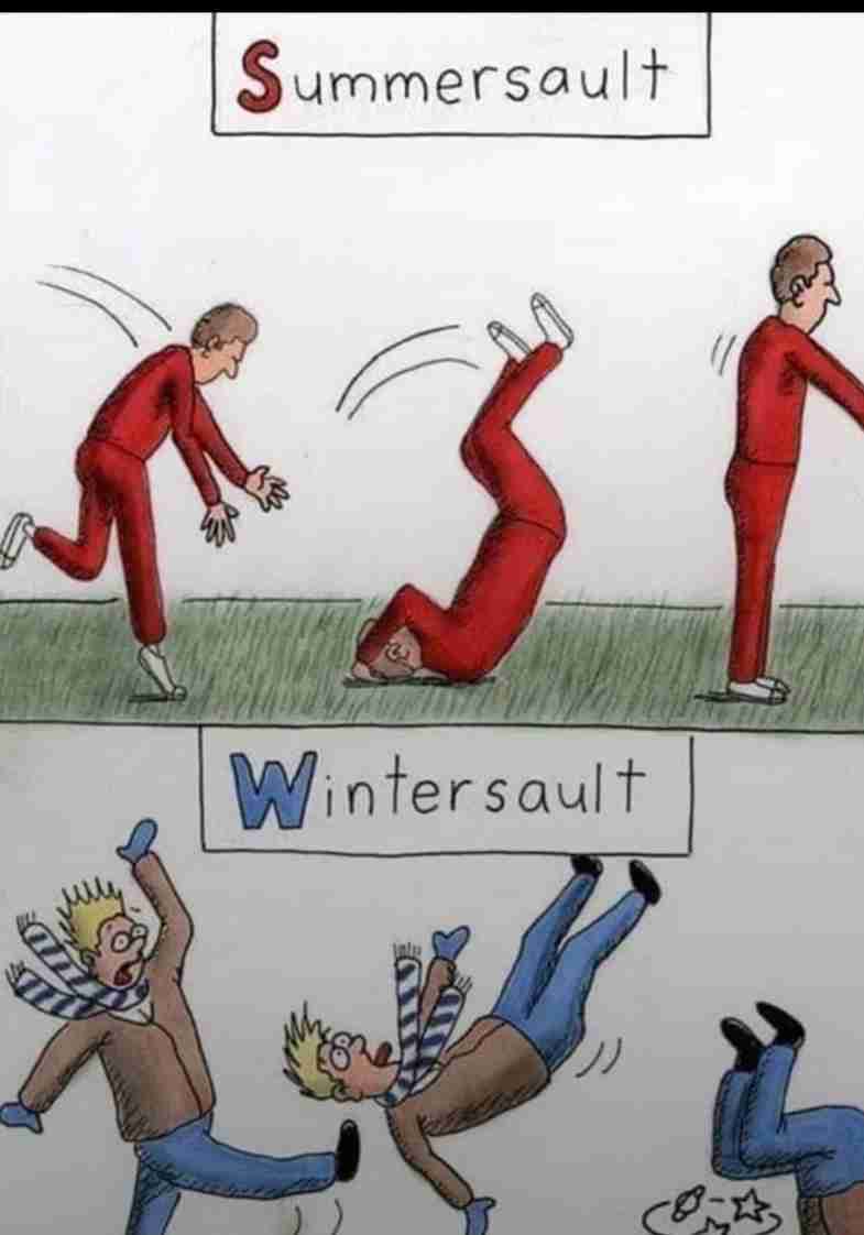 Summersault and winter salt