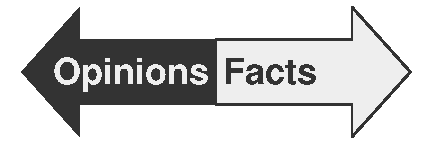 Opinions and Facts