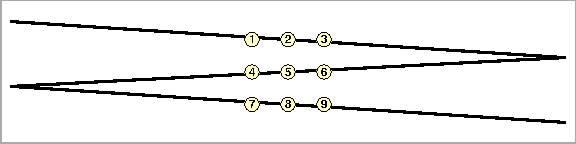 Nine dots puzzle