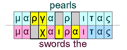 Pearls and swords the