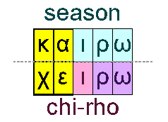 season and chi rho