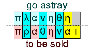 Go astray and to be sold