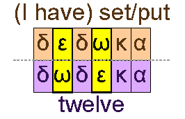 I have set/upt and twelve