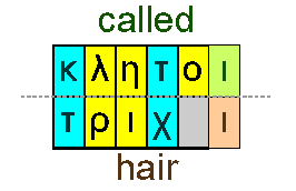 Called and hair