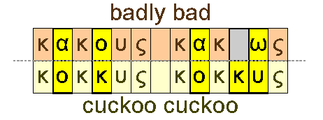 Badly bad and cuckoo cukcoo