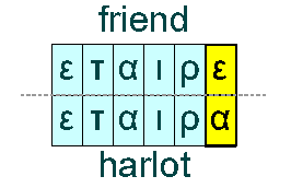 Friend and harlot