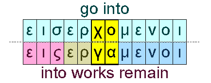 Go into and into works remain