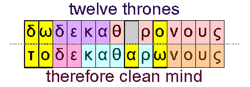 Twelve thrones and therefore clean mind
