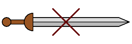 No sword horizontal