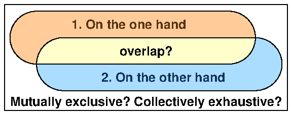 One the one hand