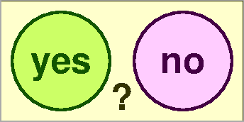 Yes or no or else