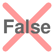 False