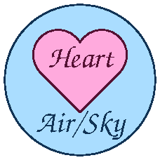 Heart and air/sky