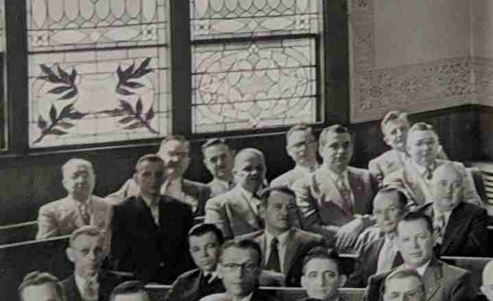 St. Paul's EUB Men's Class in 1952 : 1/12