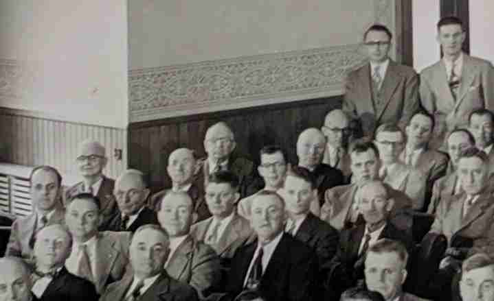 St. Paul's EUB Men's Class in 1952 : 2/12