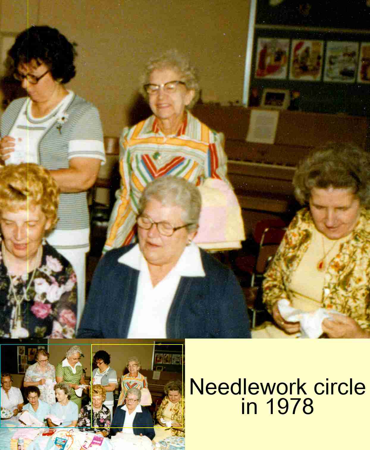 Needlework circle in 1978 : 2/2