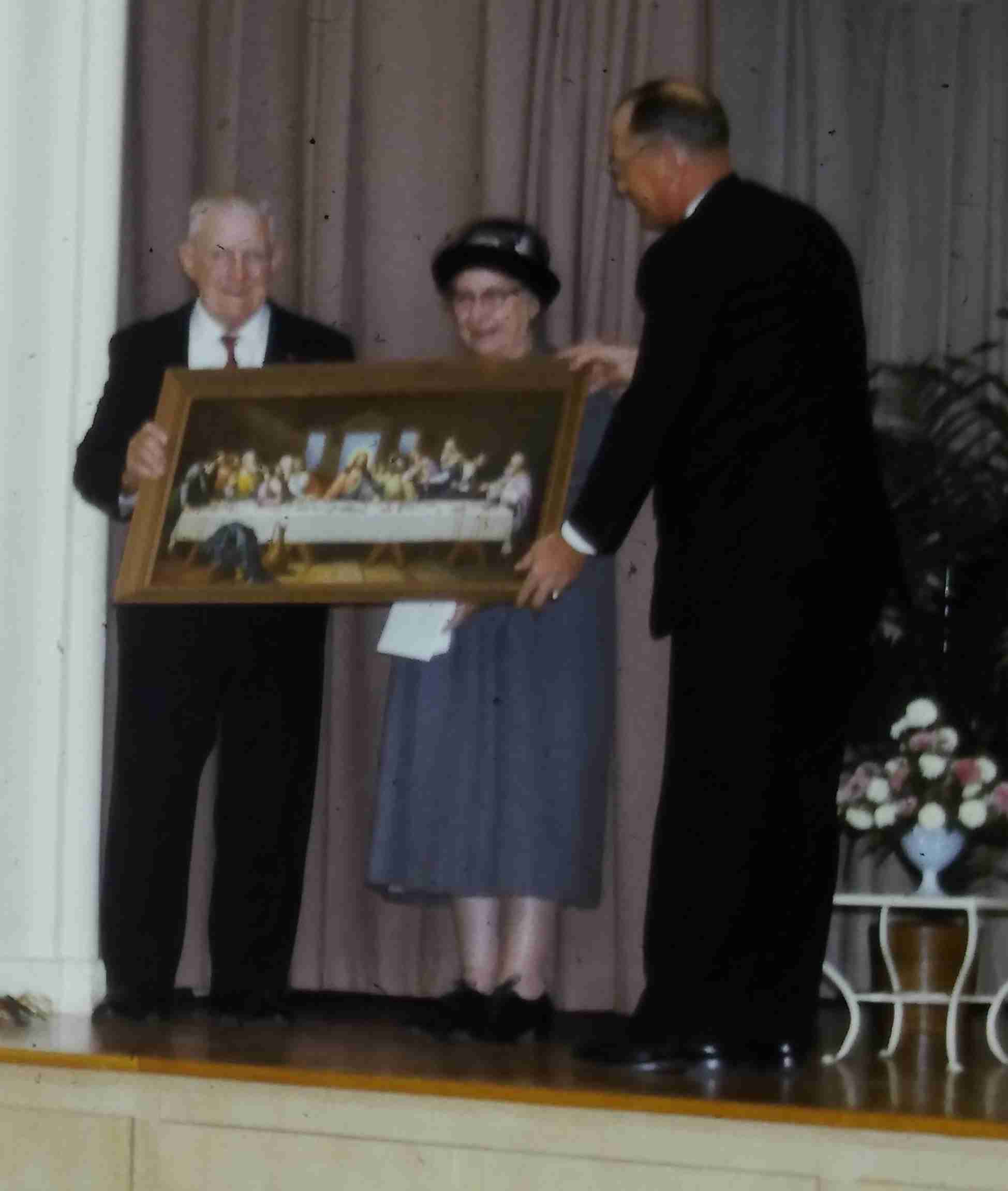 Award on stage
