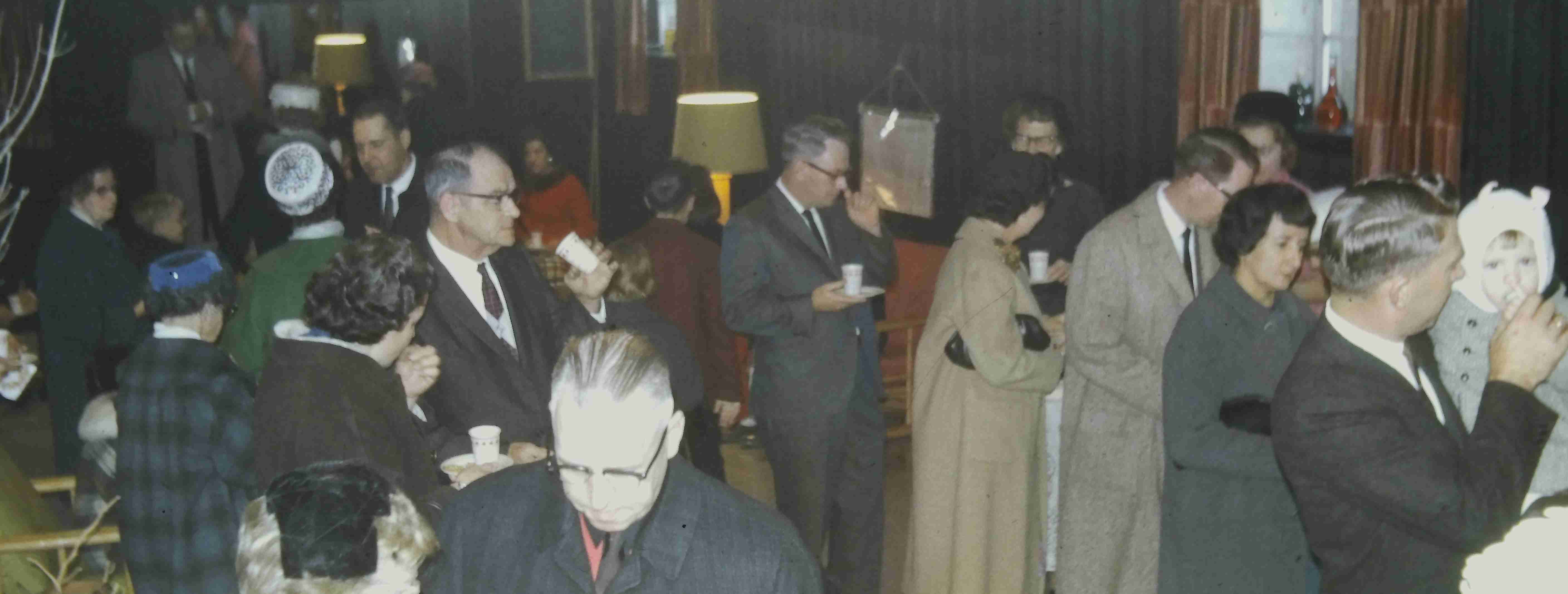 Reception at the Parsonage about 1965