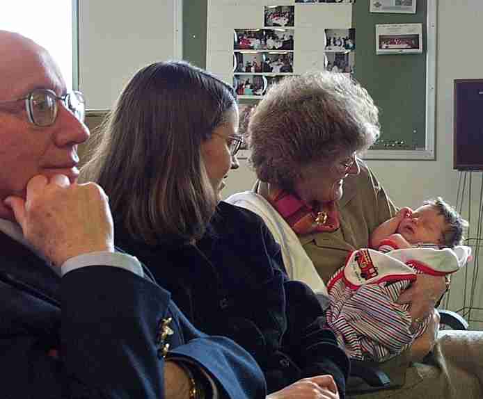 Grandparents and baby