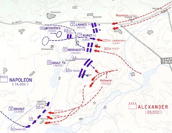 Map: Austerlitz