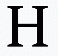 Greek capital letter eta