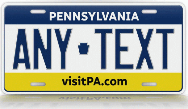Personalized liscense plate