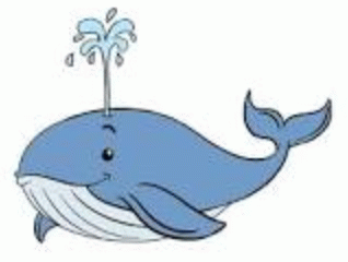 Whale drawing