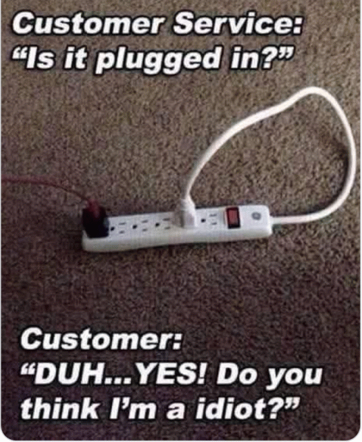 Plugged in