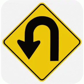 Sign: U turn
